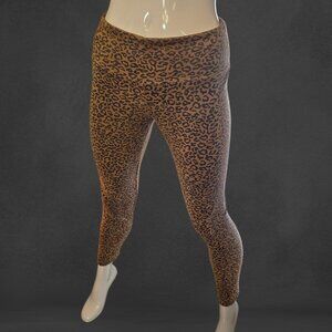 Leopard CARMEN MARC VALVO Jegging Legging Ankle sz XS